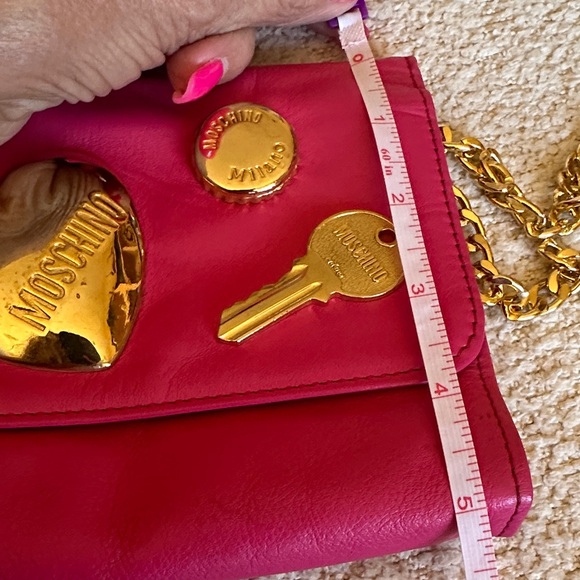 Moschino Pink Mini Bag with Gold Accents - Picture 9 of 9